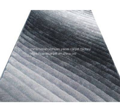 Yamei Lagend 3D High Quality Polyester Shaggy Carpet Korea Silk Shaggy Carpet and Rug SH22004 photo-3