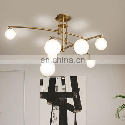 Indoor Droplight Spot Decorative Child Room Ball Bedroom Metal Chandelier Arm Pendant LED Lamp