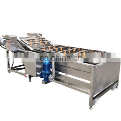 MS Fruit Vegetable Bubble Washing Machine Cassava Cleaning Machine  Carrot Potatoes Cleaning Bubble Washing Machine