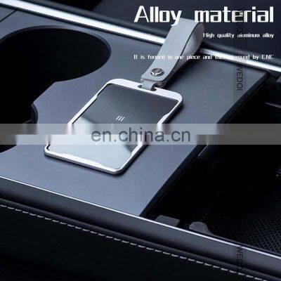Car Key Case for Tesla Model Y Card Key Pouch for Model 3 Aluminum Car Key Holder Cover for Tesla Accessories photo-4