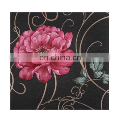 Latest cheap oem room waterproof paintable  pvc beautiful wallpaper wallpaper rolls design for bedroom