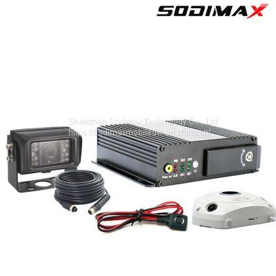 360 Degree Bus Security Monitoring MDVR 3G Wifi Module H.264 Camera Alarm System Car Recorder photo-5