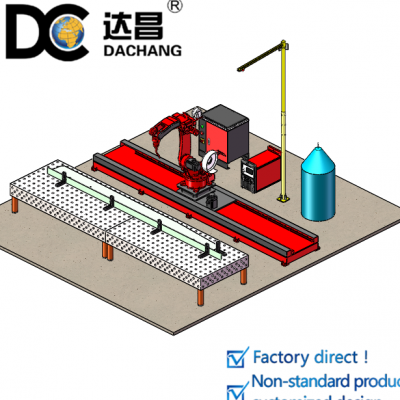 MIG Tig Welder Automatic 6 Axis Robotic welding workstation