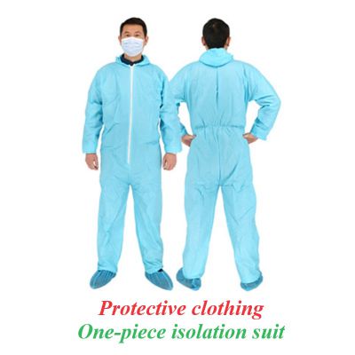 Protective clothing One-piece isolation suit medical coveralls  /Non sterile medical isolation clothing