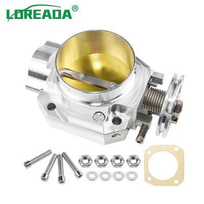 Aluminum Silver Intake Manifold 70mm Throttle Body For Honda B16 B18 D16 F22 B20 D/B/H/F EG EK H22 S2000