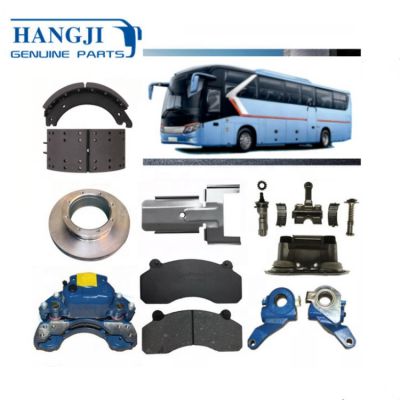 Chinese buses spare parts brake system caliper brake pad and rotor or disc bus brakes lining