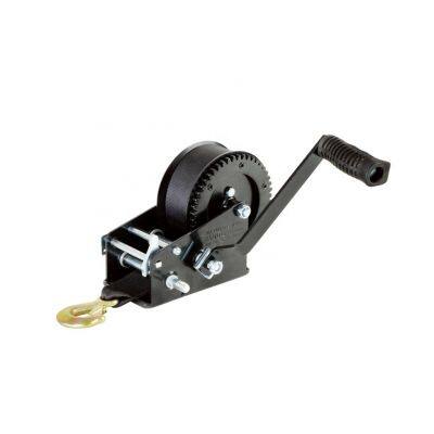 TOWKING Reversible Ratchet 2500lbs 2 Speed Pulling Winches With Strap And Hook