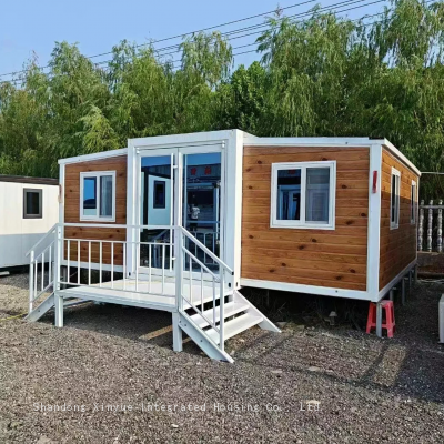 Portable Prefabricated Full Bathroom Tiny Expandable Container House 20 ft 20ft Blue 30ft 3 Bedroom With Porch India Australia photo-4