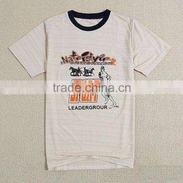 160g 100% cotton quality promotion T-shirt with custom logo print, silk screen T-shirt