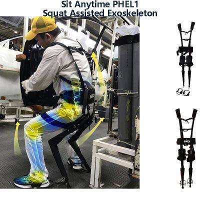 Sit Anytime Squat Assisted Wearable Robotic Exoskeleton Suit For Workers
