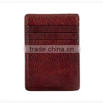 GENUINE LEATHER DELUXE FRONT MAGNETIC POCKET WALLET