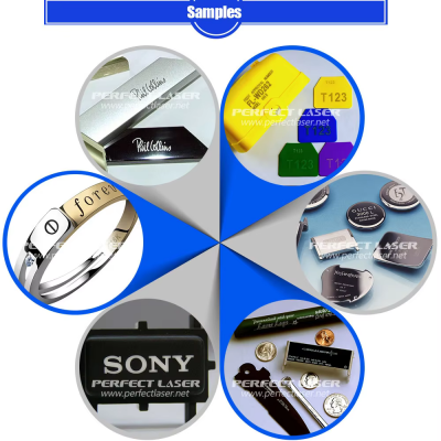 Perfect Laser Portable 20w 30w 50w Stainless Carbon Aluminium Electronic Product IC Plastic Button Fiber Laser Marking Machine