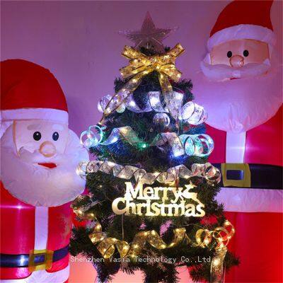 Copper Wire Ribbon Bows - LED String Lights for Christmas Tree 3D Decor Wholesale Orders