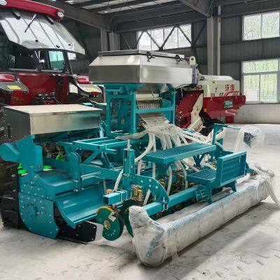 300L Price Seeding Machine With Fertilizing Hopper, Rotary Tiller, Seeding Disc and Land Roller for Dryland Rice Planting photo-2