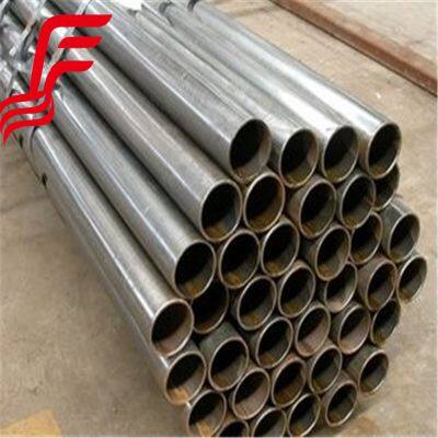 Round Black Carbon Steel Pipe Erw Round Steel Tube photo-2
