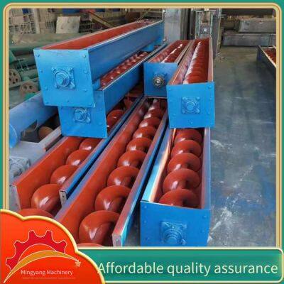 Inclined Feed Hoist for Granular Salt, 219 Carbon Steel Screw Hoist, Screw Feeder for Forage and Nuts photo-4