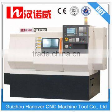 cheap Micro CNC lathe products cnc gang-tool lathes CKX36L slant bed design with 5" hydraulic chuck 46mm spindle bore                        
                                                Quality Choice