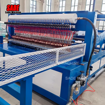 Полностью автоматическая ЧПУ-машина для сварки металлических сеток 4-8 мм для сварки армирующих сеток и ограждений с функцией предварительного резки