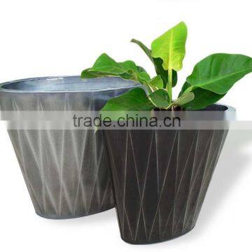 High quality best selling eco friendly Set of Round Zinc flower vase from Viet Nam