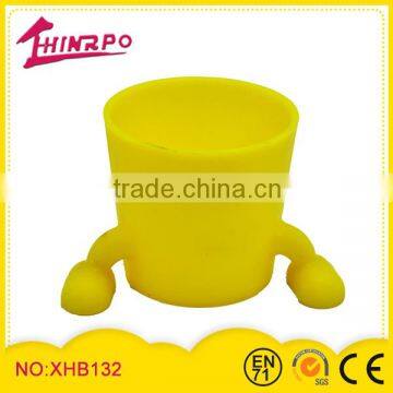 Western colorful promotional silicone flowerpots stand