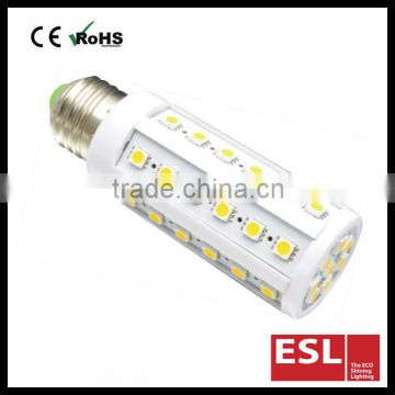 8W led corn light bulb 360degree 52pcs SMD5050 E27