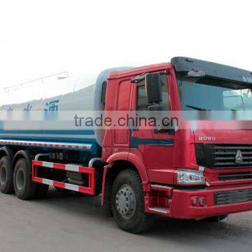 2015 new style yellow river 6*4 17 cbm water sprinkler water tank truck made in china