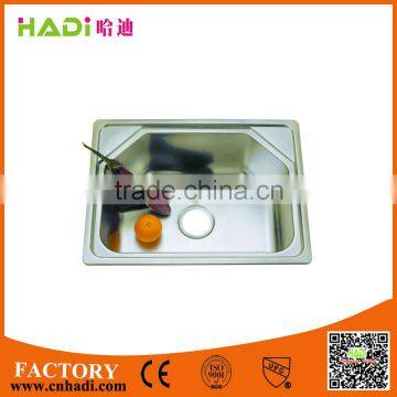 foshan single bowl stainless steel kitchen sink HD6045B