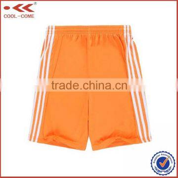 2016 new custom orange polyester sports shorts