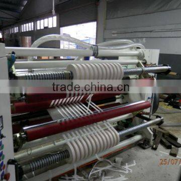 Paper and film rewinding &slitting machine