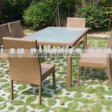 outdoor Rattan table set