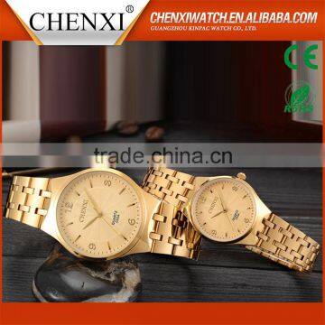 Hot Sell High-end Brand Quartz Japan Movement Gold Mens Watch
