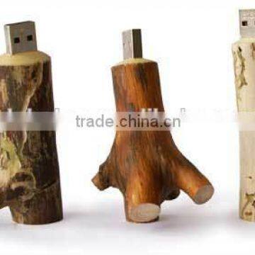 Branches Style Wooden USB Memory Drive, Promotion Usb Disk photo-4