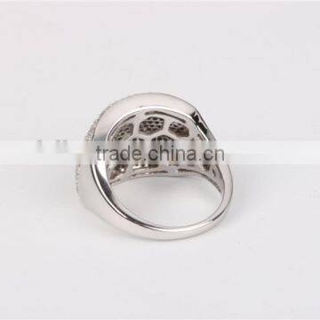 Custom Design Accepting Silver Love Ring Four Finger Ring photo-6