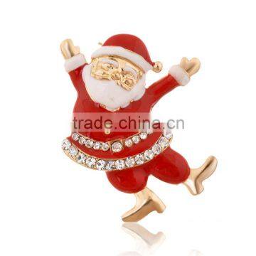 Father Christams Design Cute Santa Claus Brooch photo-2