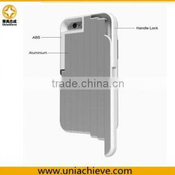For iPhone 6 6S Plus StikBox Selfie stick Case White