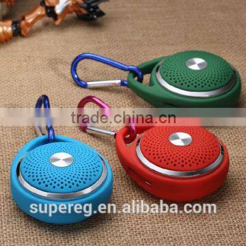 Hot Keychain speaker wireless bluetooth sound card mini stereo mini portable speaker hands-free Outdoor sports