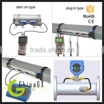 price flange type portable ultrasonic water flow meter