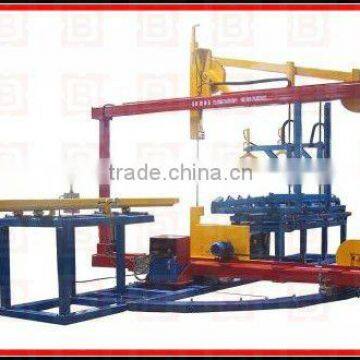 SJC1600 plastic band saw for cutting HDPE pipe and fitting