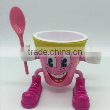 lovely plastic Ice cream and juice cup in dowella factory