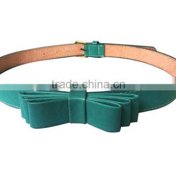 PU Flower Bow Belt for Kids --- H1412055 photo-2