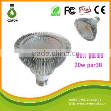 60 Degree beam angle cob led spotlight high power aluminum 10w led par 30