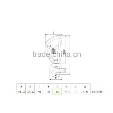 Wholesale High Quality Capacity Breaking Strength Swivel Aluminum Hook Quality Choice photo-2