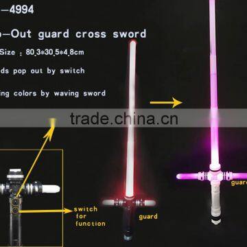 6 LED Pop-up guard cross sword