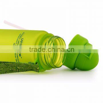 400ml Kids Bpa Free Plastic Water Bottle With Straw photo-4