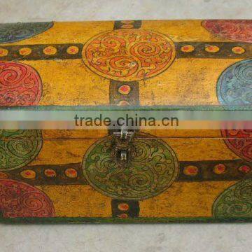 Chinese antique tibetan delicate storage box