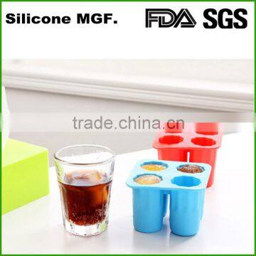 Silicone Ice Cube Trays - Sphere Ice Cup& Large Square Ice Cube Molds
