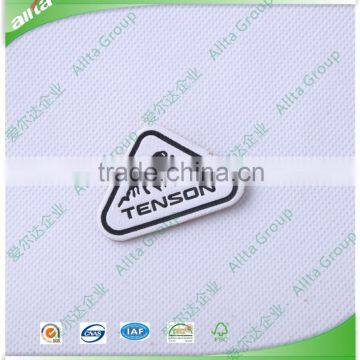 Vogue custom embossed leather label/patches for clothing