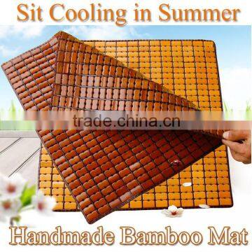 2016 summer factory wholesale bamboo cooling chair mat