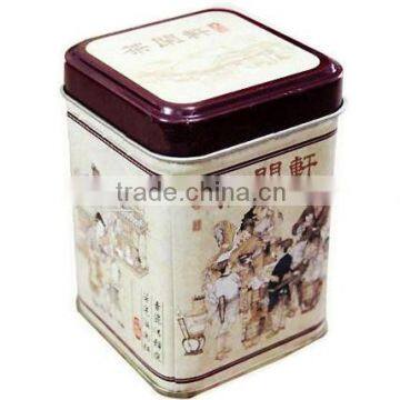 Tin Metal Type tea packing container