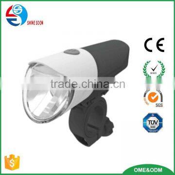 2016 new design bicycle front light BEST rechargeable plastic rotating light rechargeable